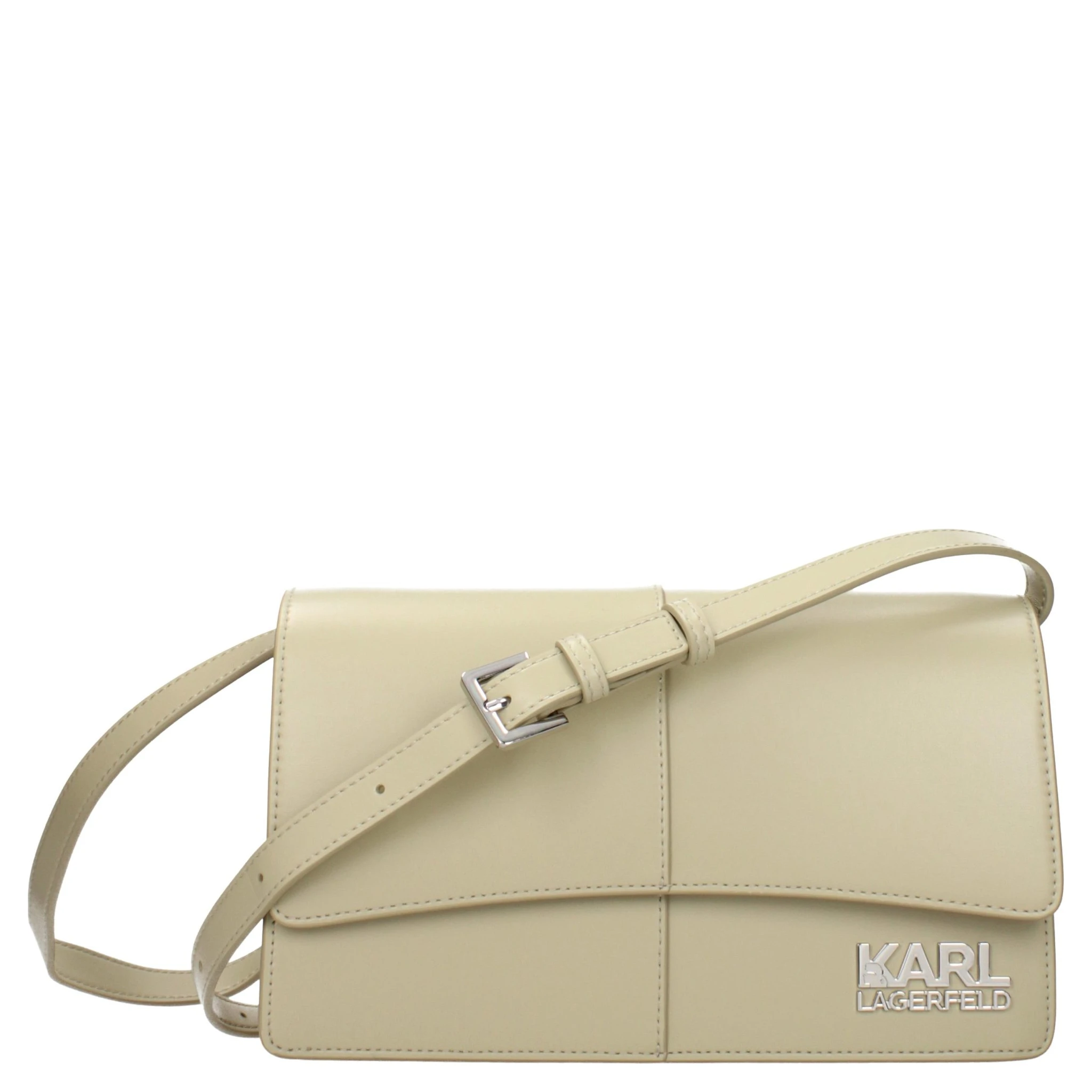 Green Polyethylene Crossbody Bag