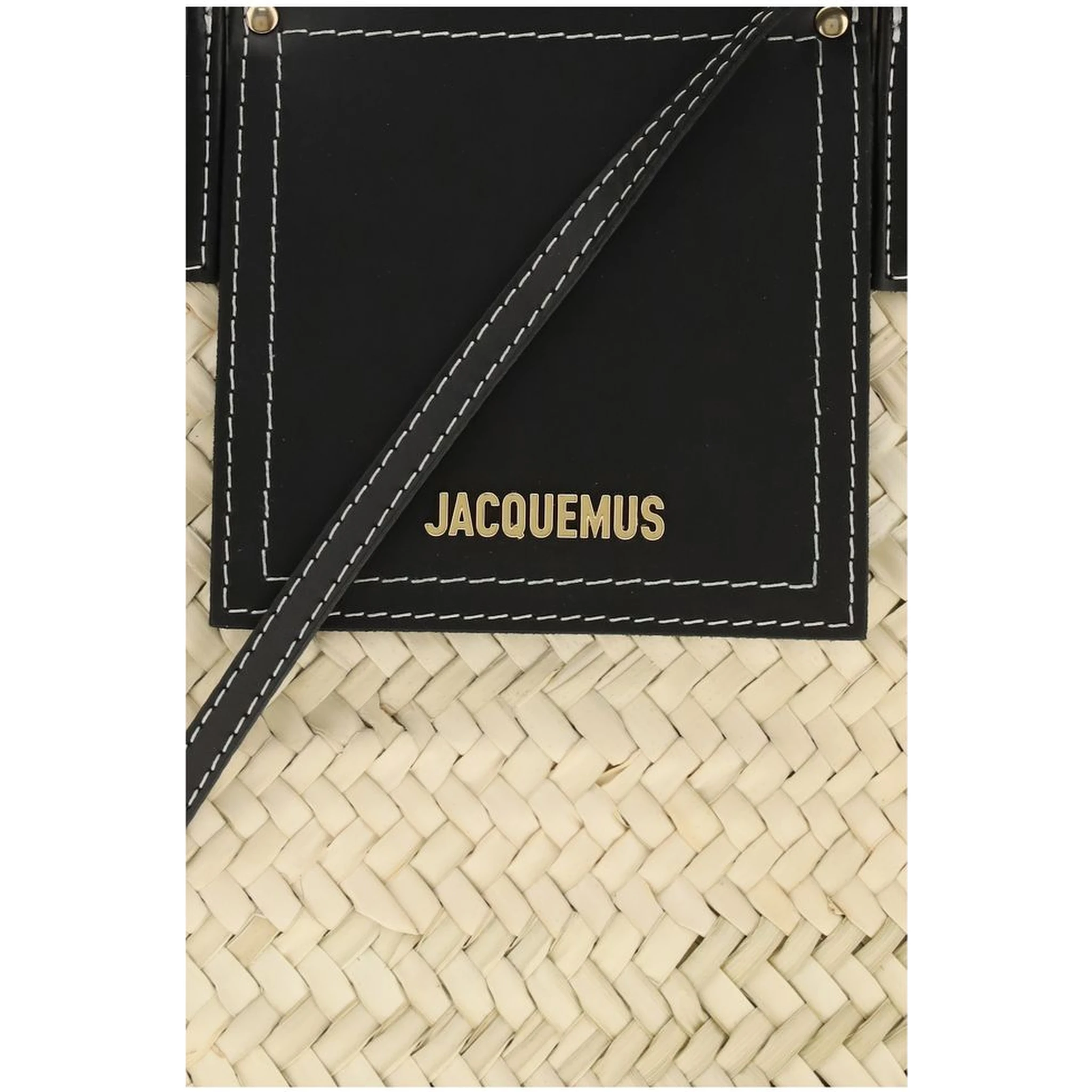 Beige Raffia Handbag