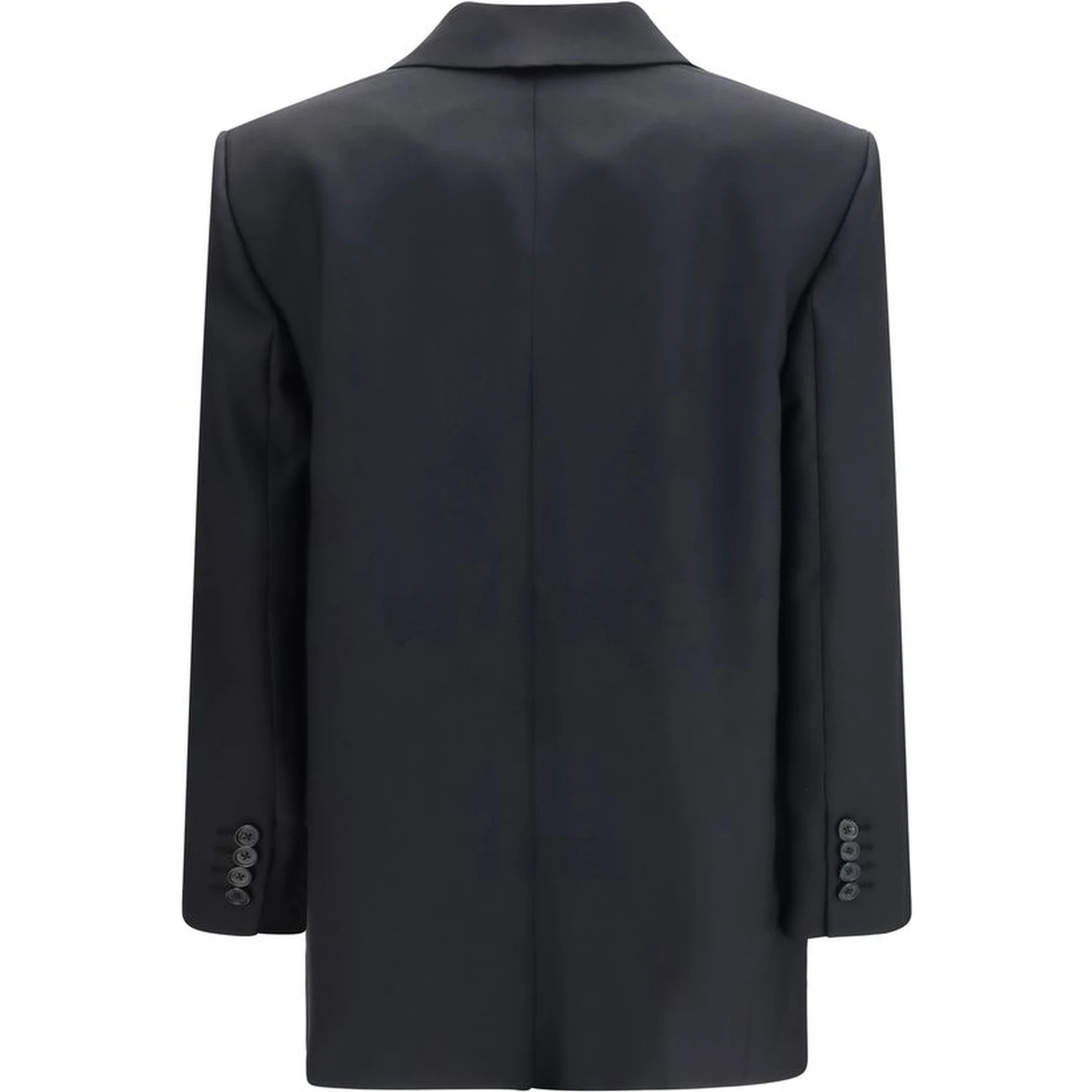 Black Wool Oves Aries Full-Length Jacket