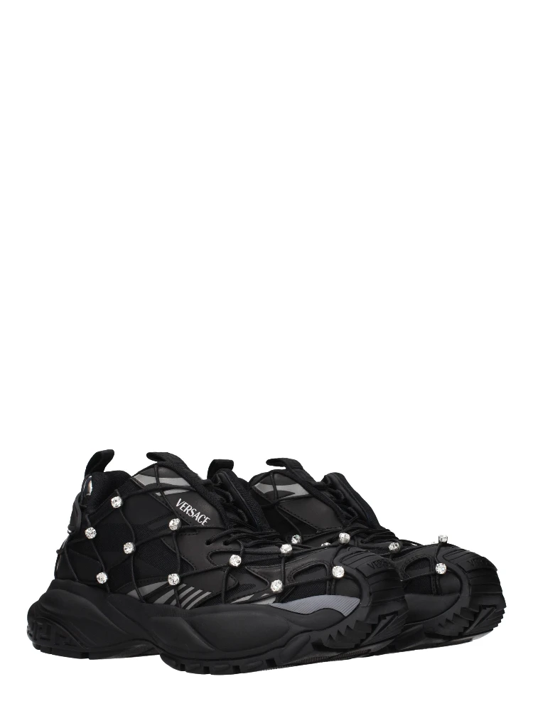 Black Fabric Chunky Sneakers alternative