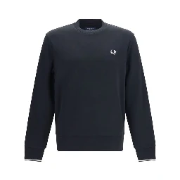 Black Cotton Sweatshirt