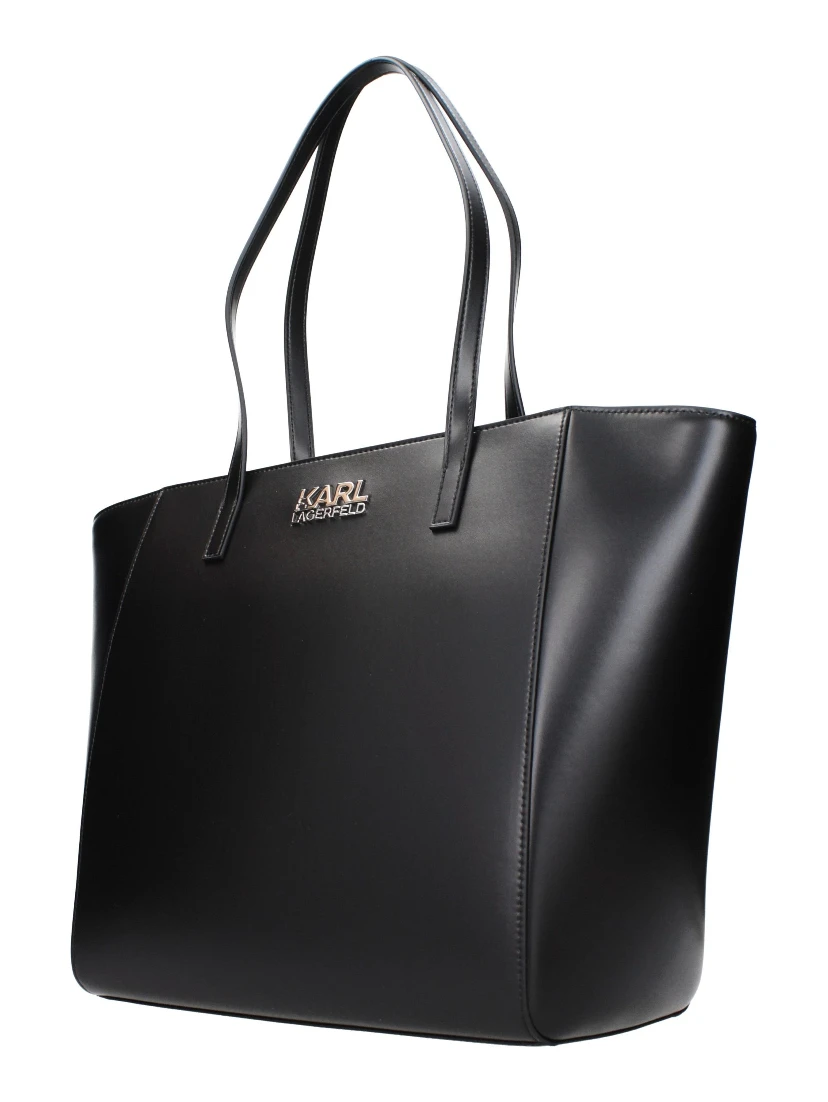 Black Polyethylene Shoulder Bag