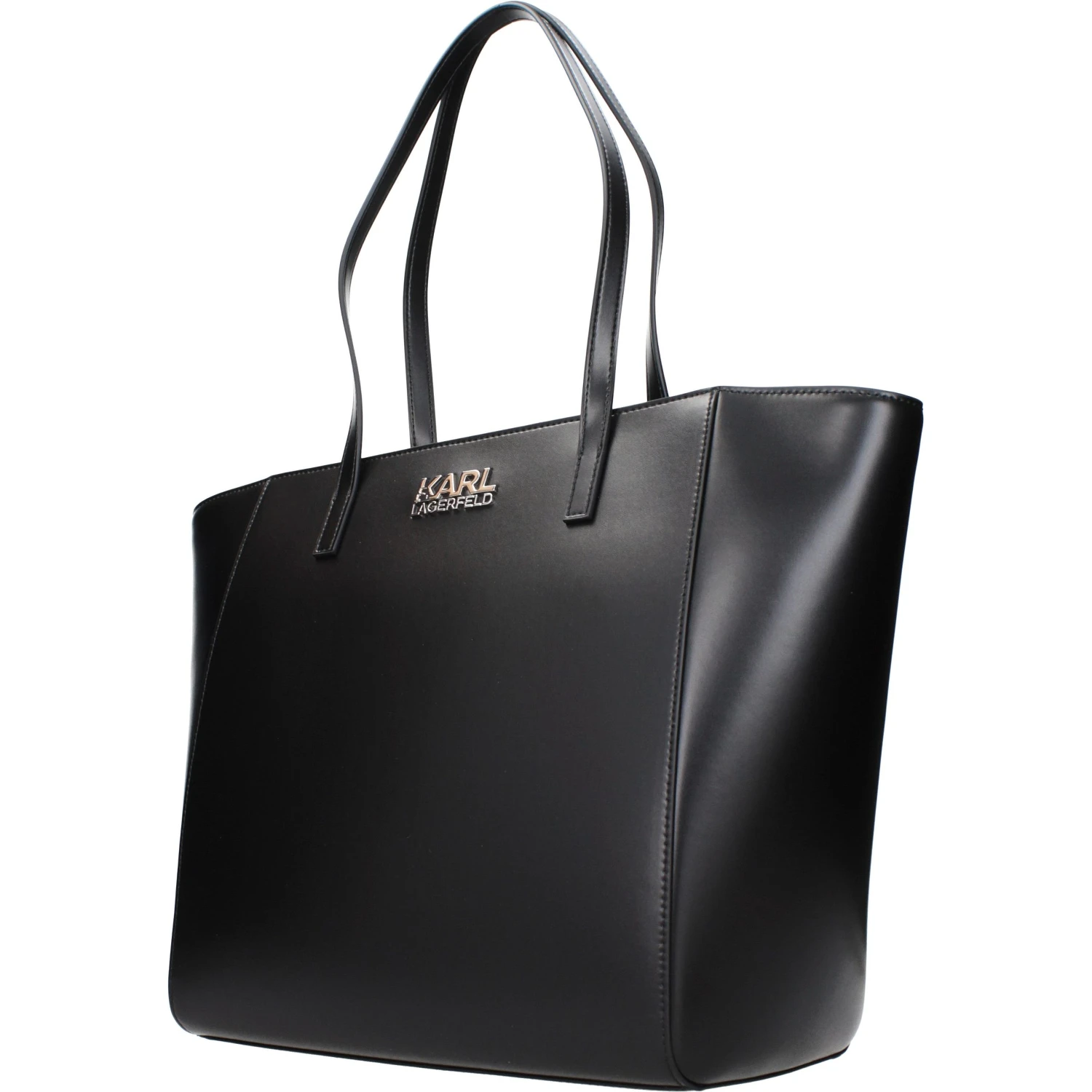 Black Polyethylene Shoulder Bag