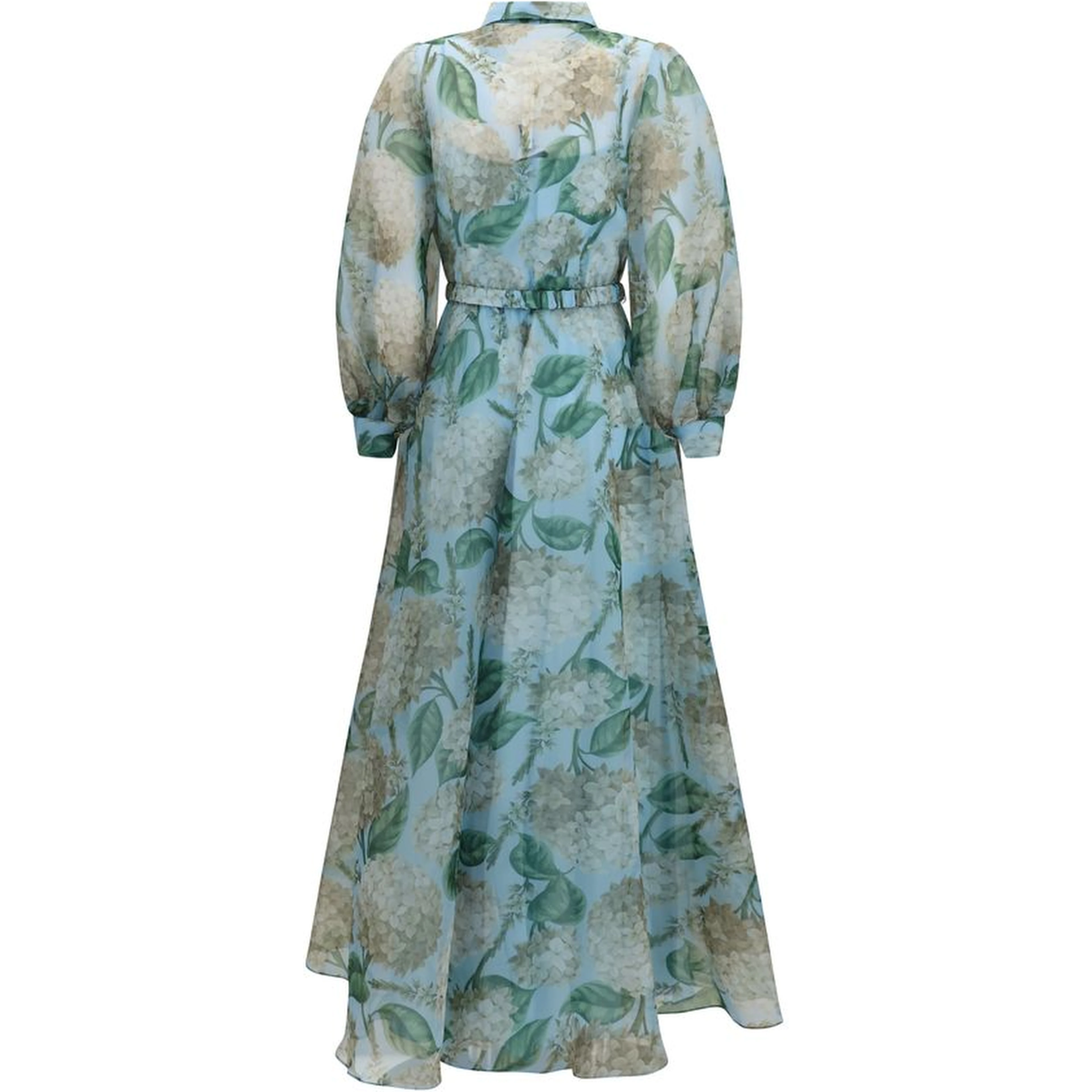 Blue Polyester Casual Dress