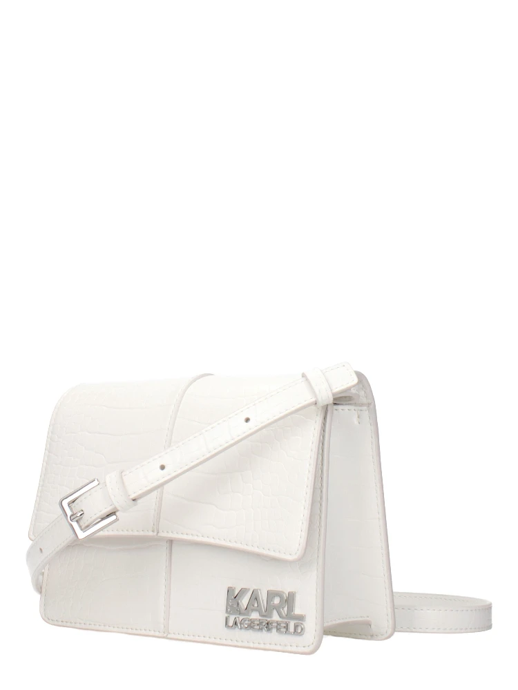 White Polyethylene Crossbody Bag alternative