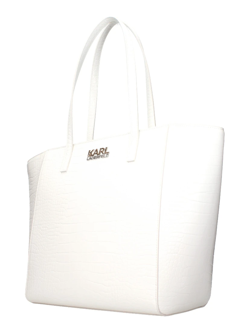 White Polyethylene Shoulder Bag