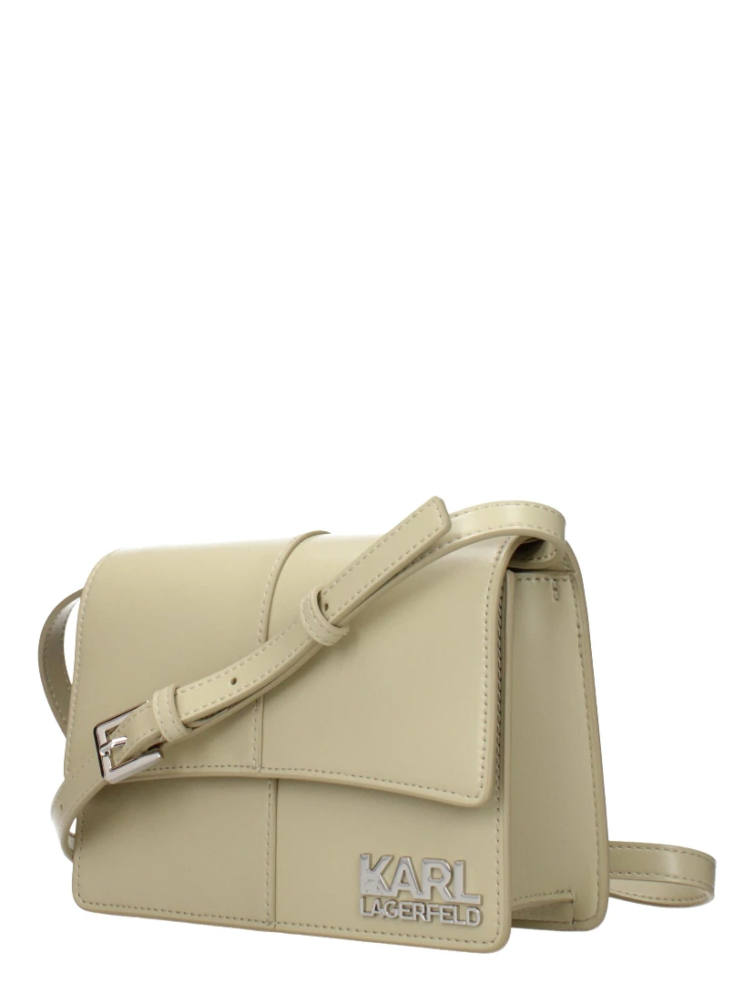 Green Polyethylene Crossbody Bag