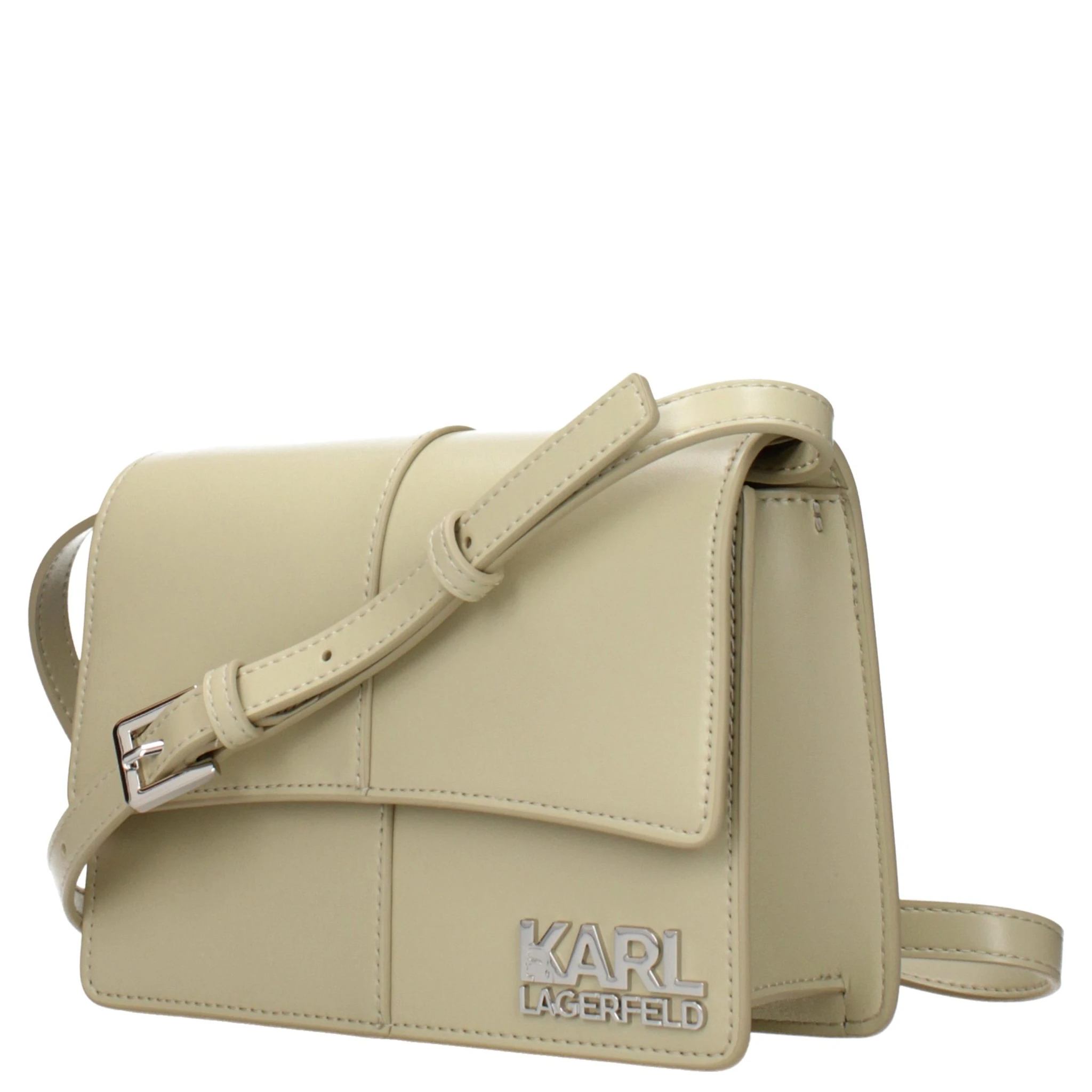 Green Polyethylene Crossbody Bag