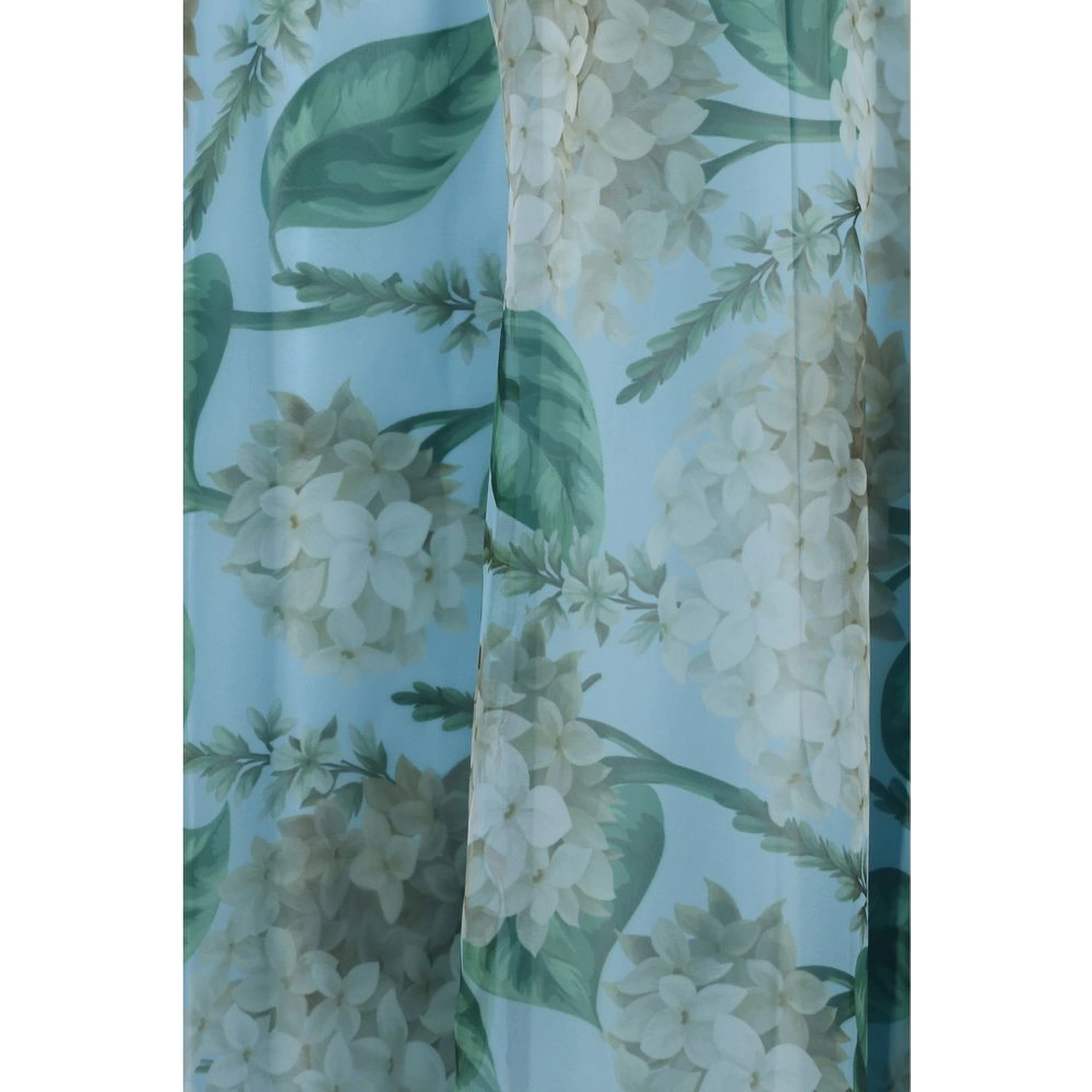 Blue Polyester Casual Dress
