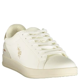 Beige Polyurethane Women's Sneaker