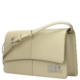 Green Polyethylene Crossbody Bag