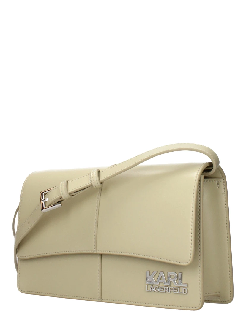 Green Polyethylene Crossbody Bag