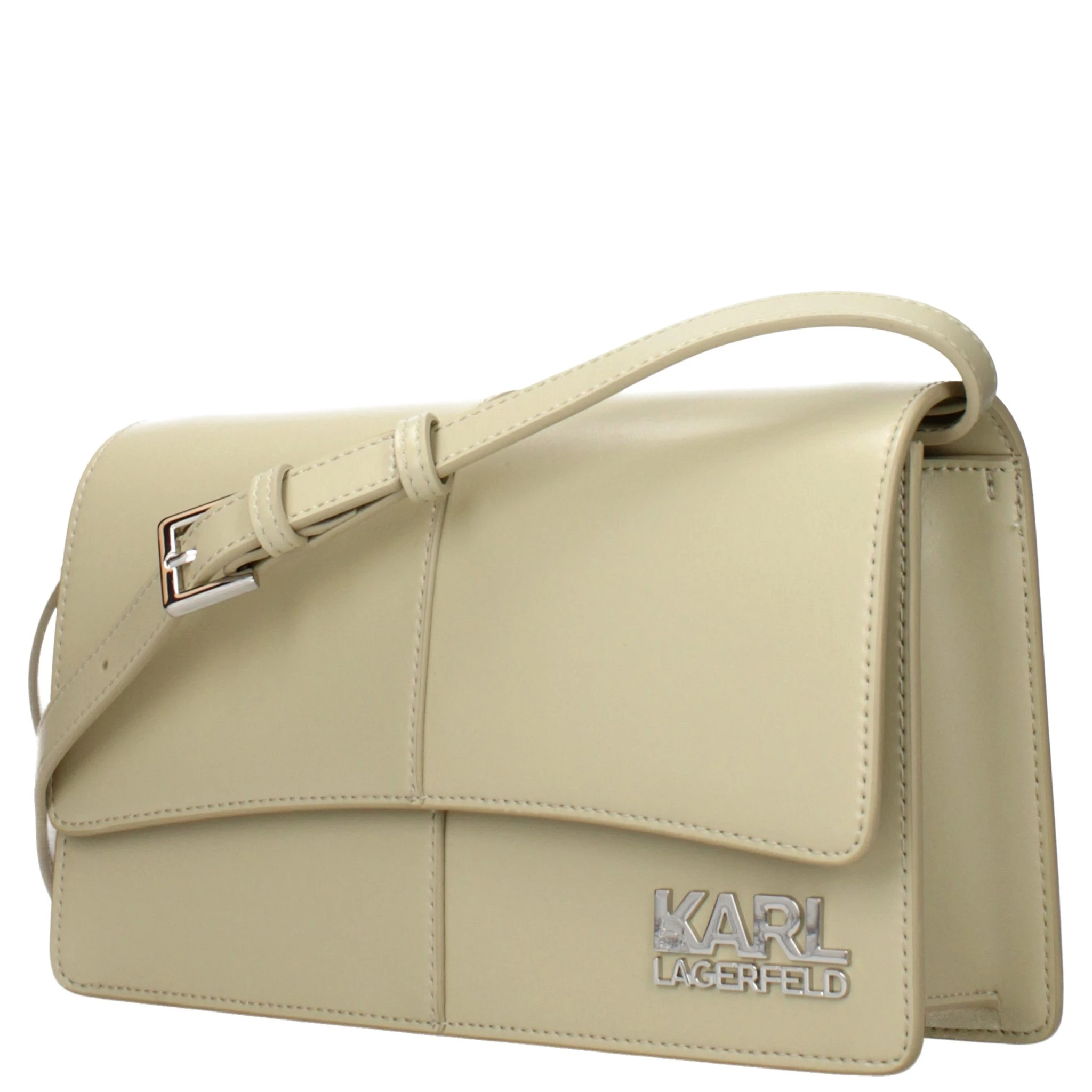 Green Polyethylene Crossbody Bag