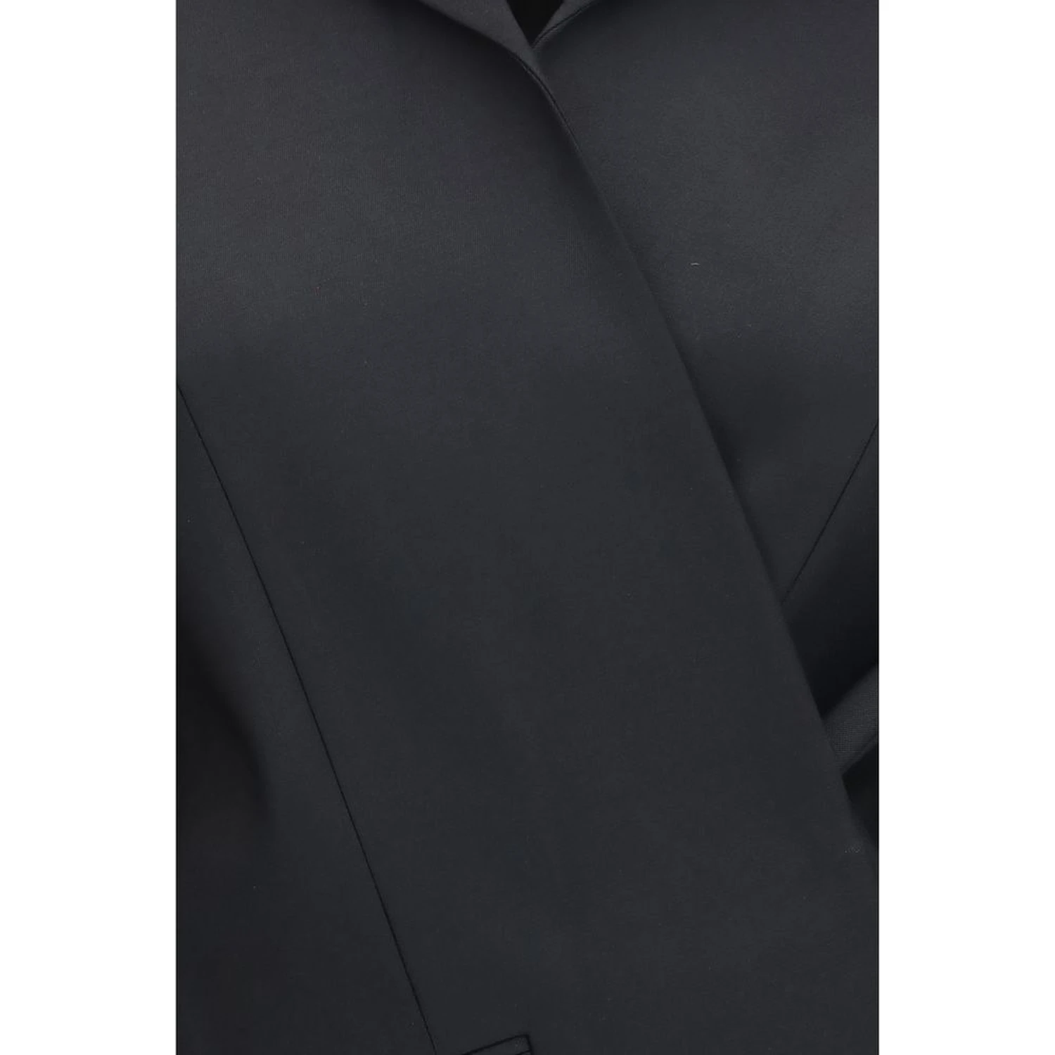 Black Wool Oves Aries Full-Length Jacket