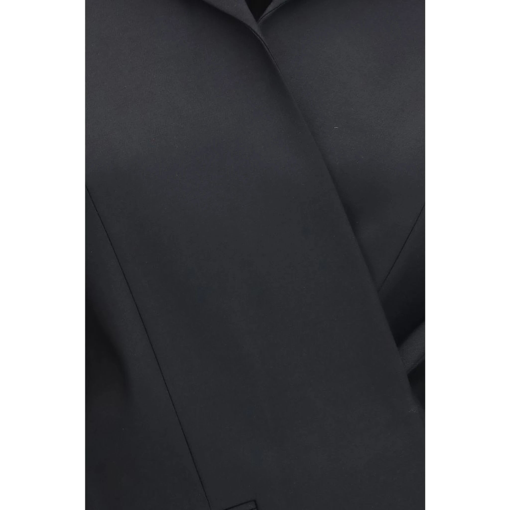 Black Wool Oves Aries Full-Length Jacket
