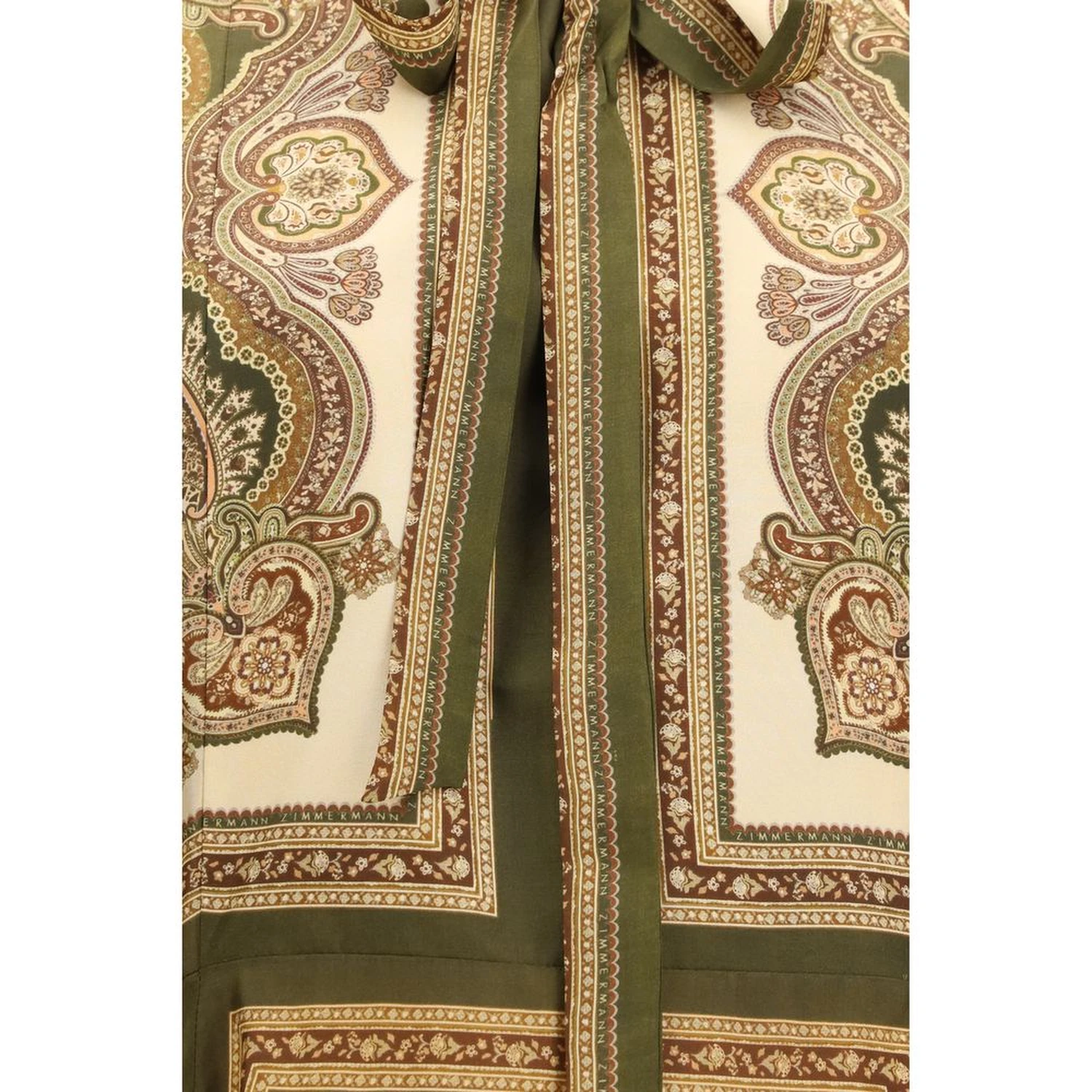 Multicolor Silk Casual Dress