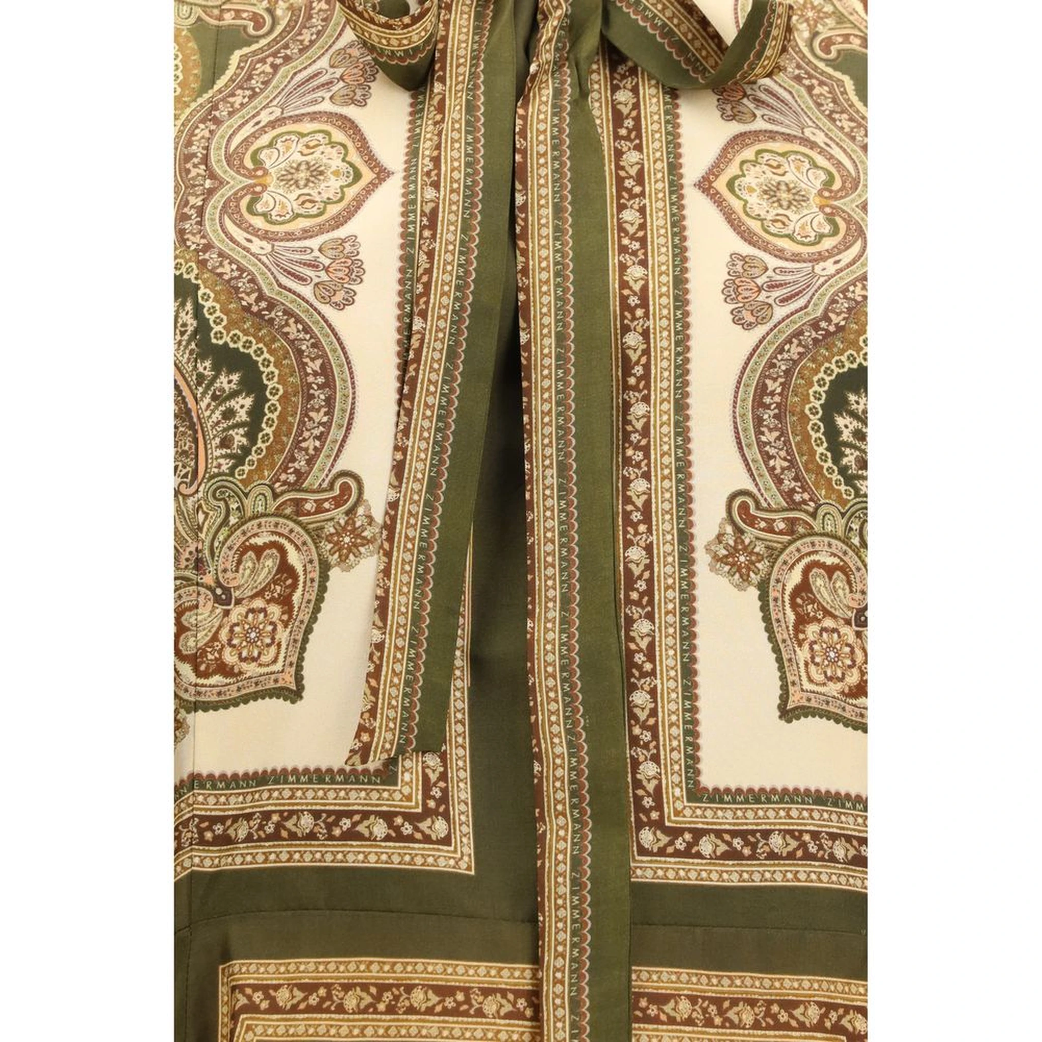 Multicolor Silk Casual Dress