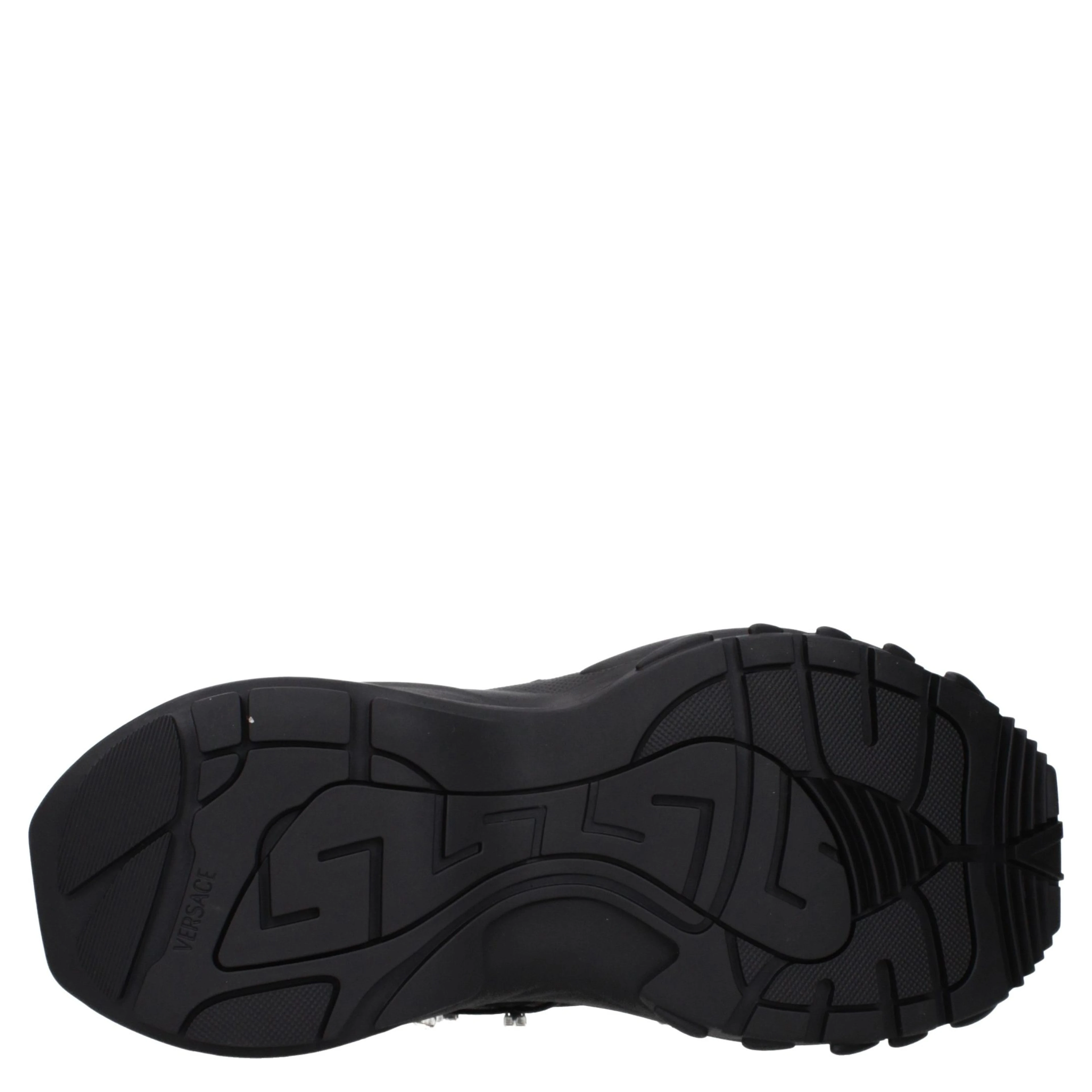 Black Fabric Sneakers