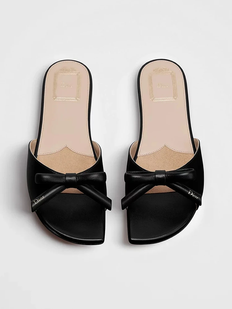 CHRISTIAN DIOR BOW slippers alternative