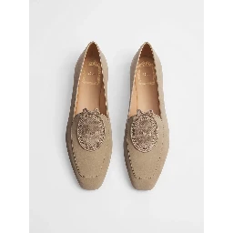 CHRISTIAN DIOR MEDALLION moccasins