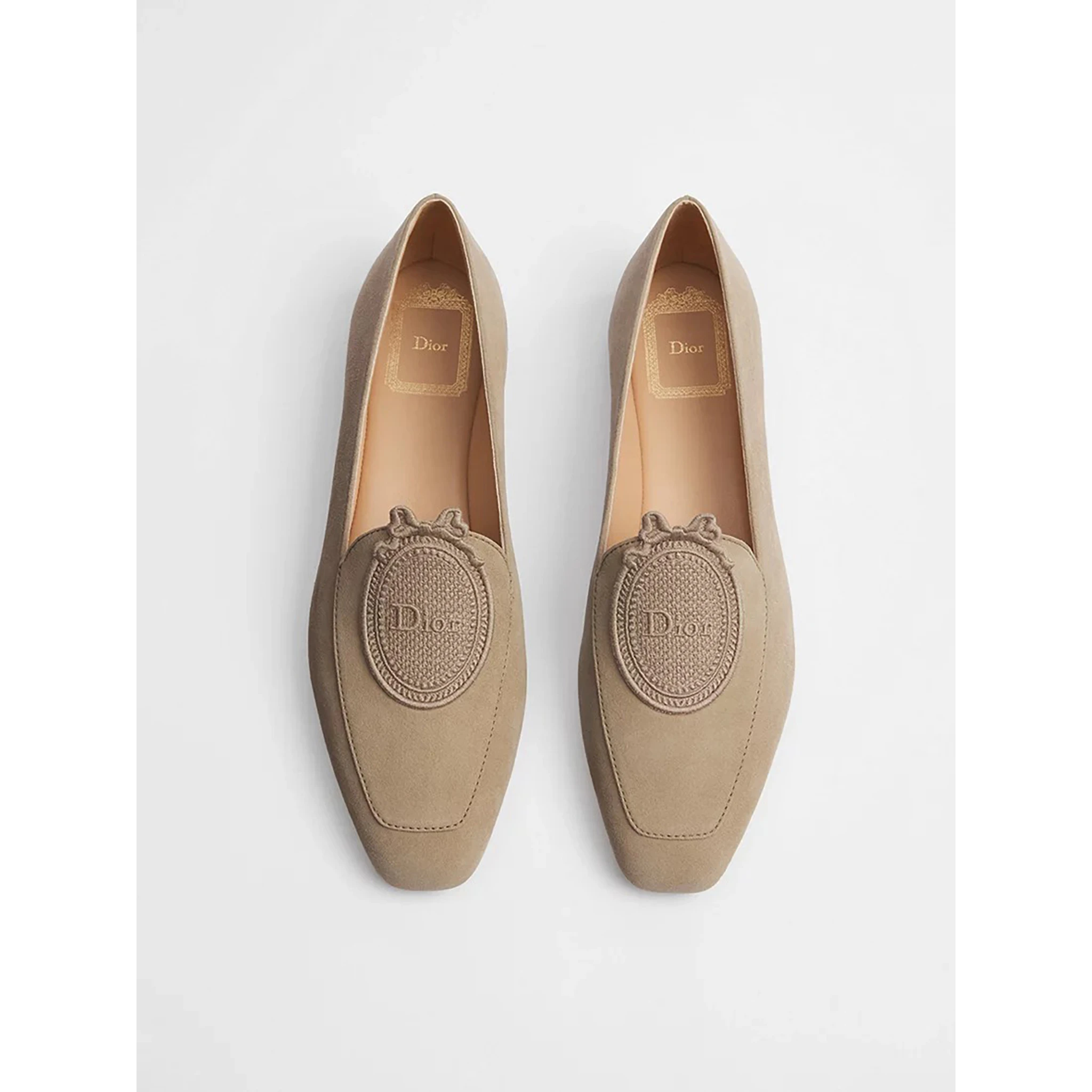CHRISTIAN DIOR MEDALLION moccasins