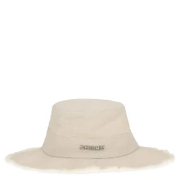White Cotton Bucket Hat