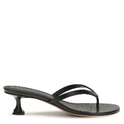 Black Lamb Ovis Aries Aries Flat Sandals