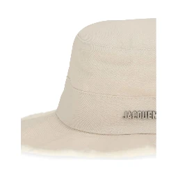 White Cotton Bucket Hat