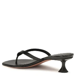 Black Lamb Ovis Aries Aries Flat Sandals