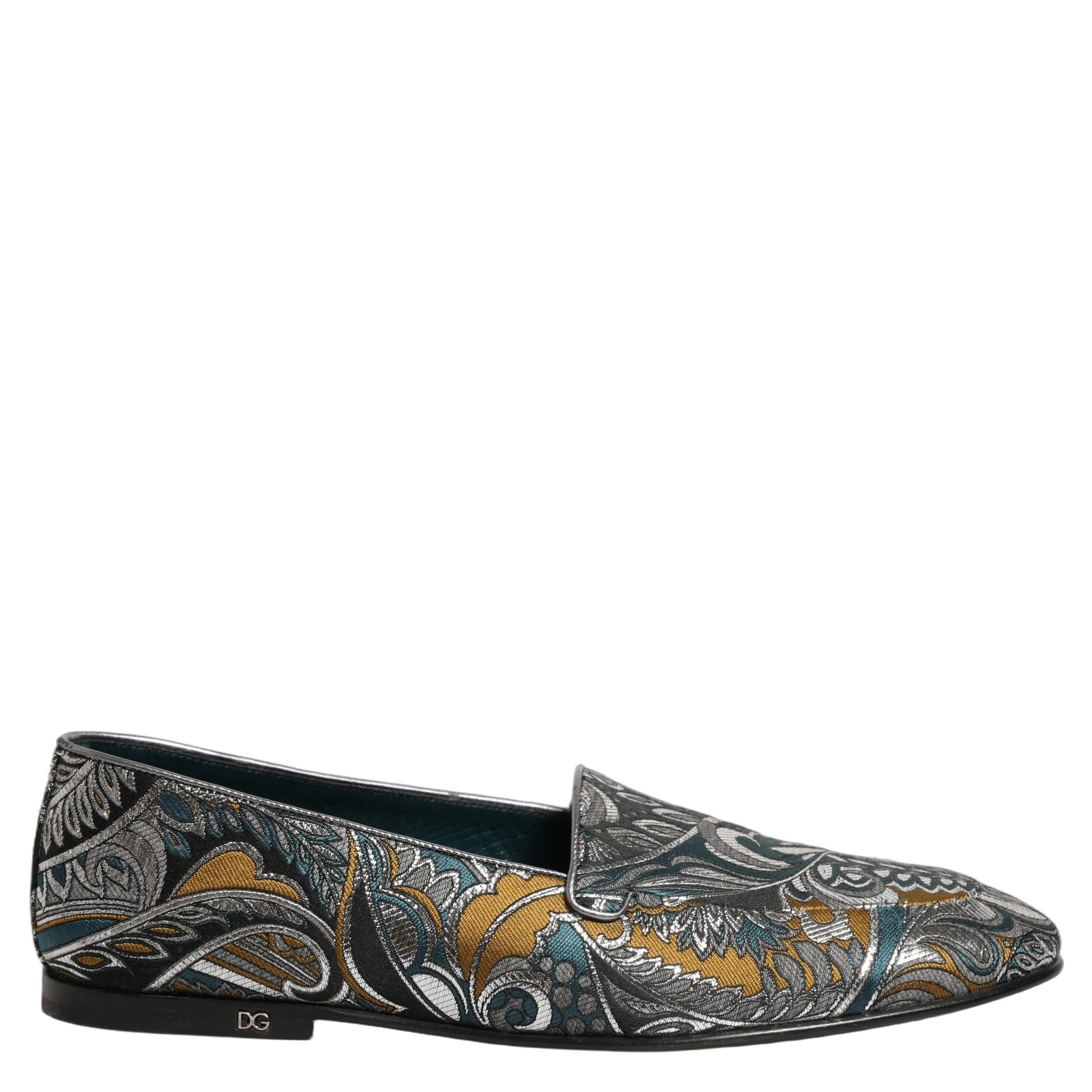 Multicolor Paisley Brocade Men Loafers Shoes