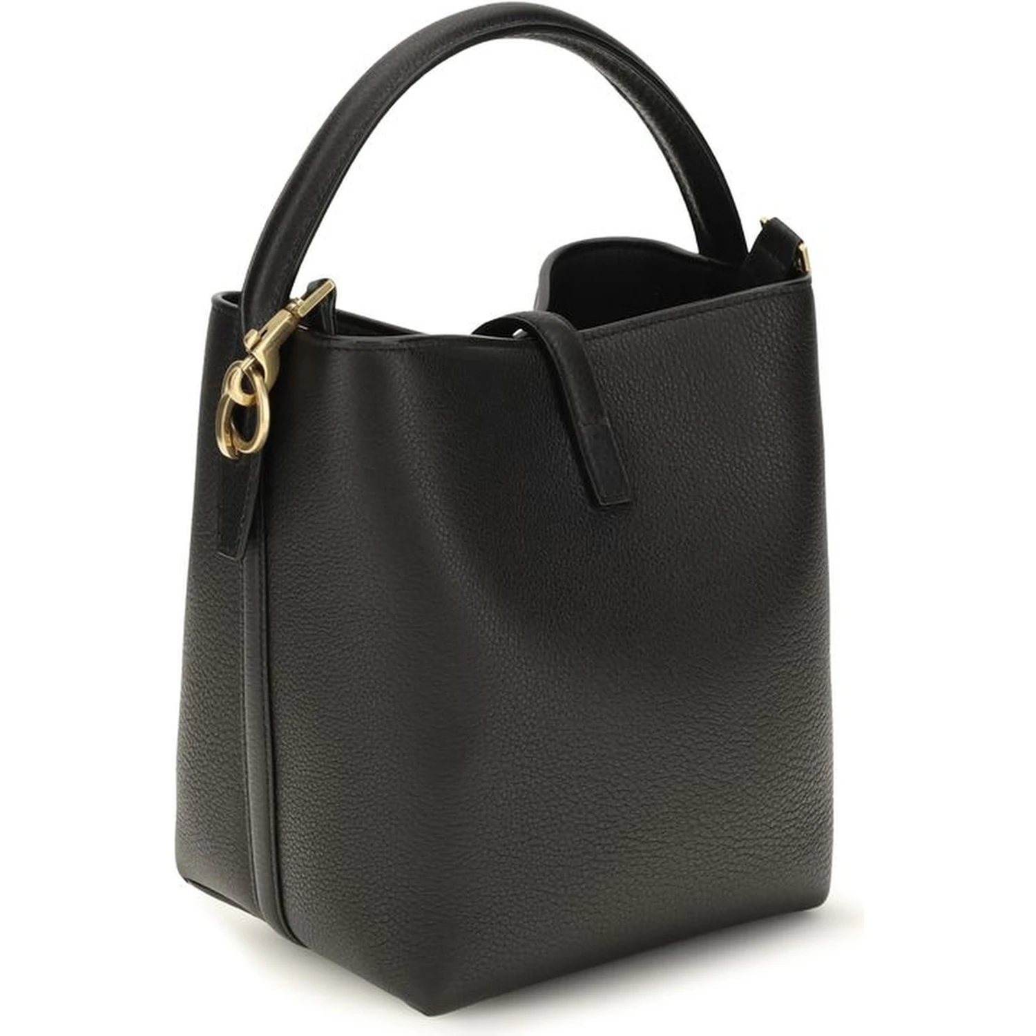Black Calf Leather Bos Taurus Shoulder Bag