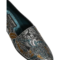Multicolor Paisley Brocade Men Loafers Shoes