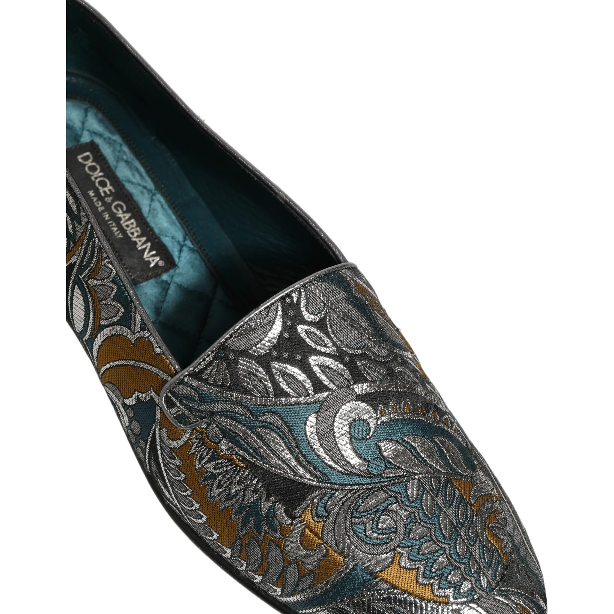 Multicolor Paisley Brocade Men Loafers Shoes