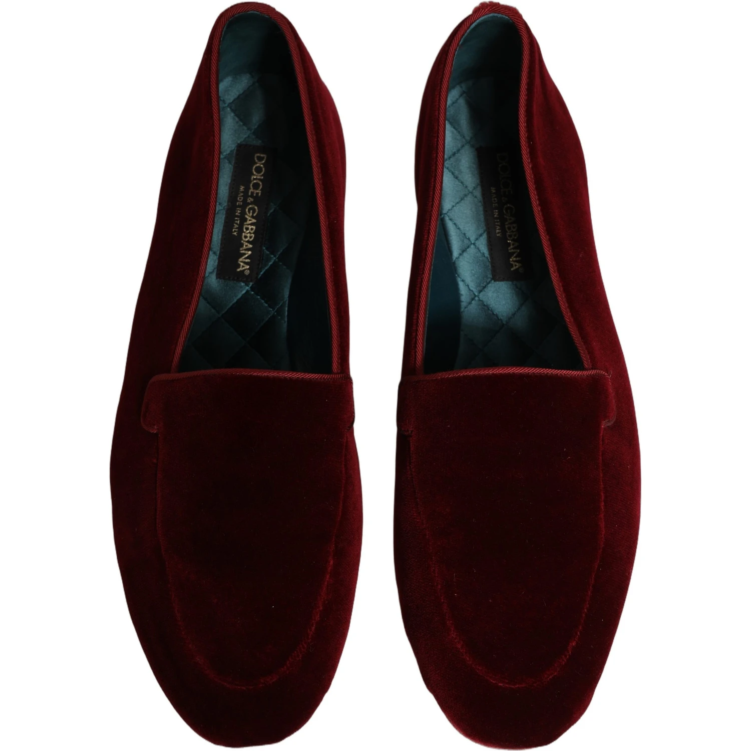 Maroon Velvet Slip On Men Flats Loafers Shoes
