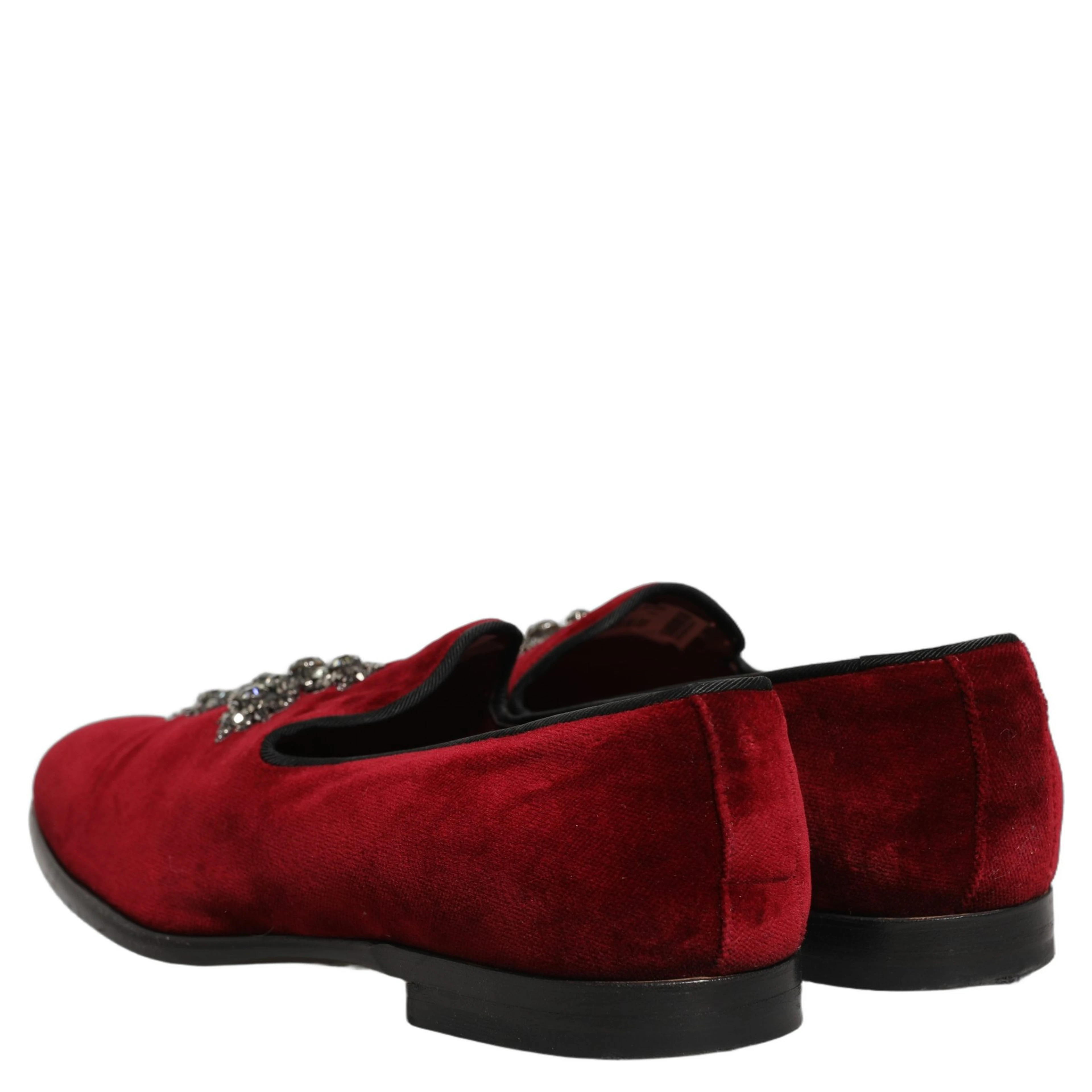 Maroon Suede Cross Slip On Dress Loafers Shoes