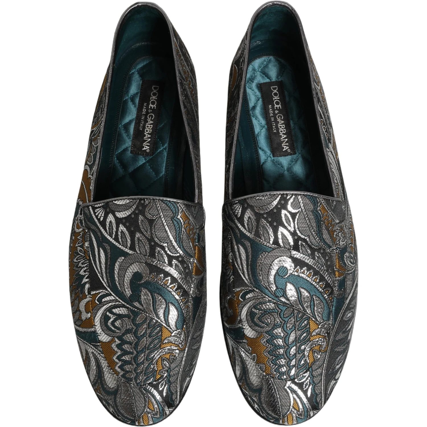 Multicolor Paisley Brocade Men Loafers Shoes