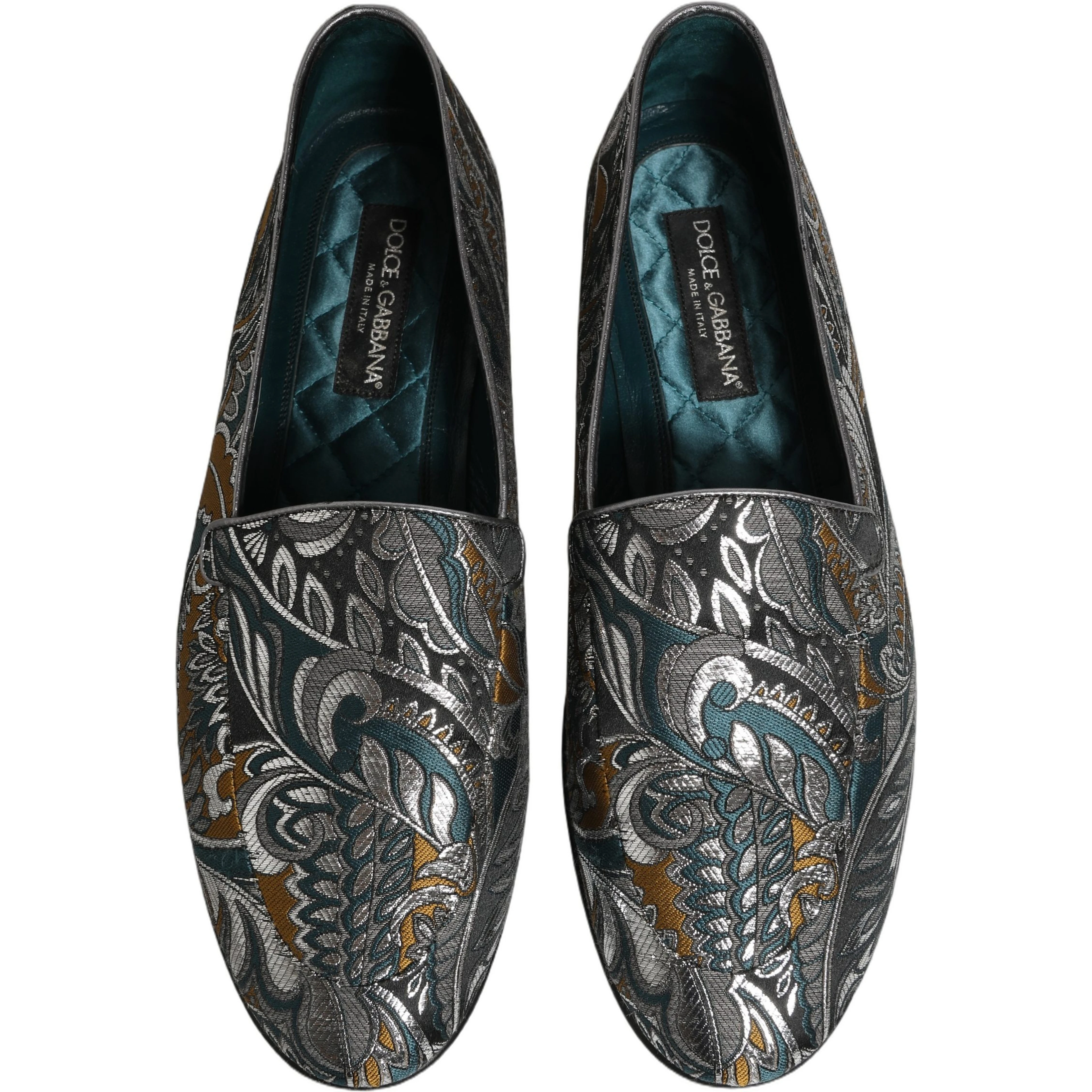 Multicolor Paisley Brocade Men Loafers Shoes