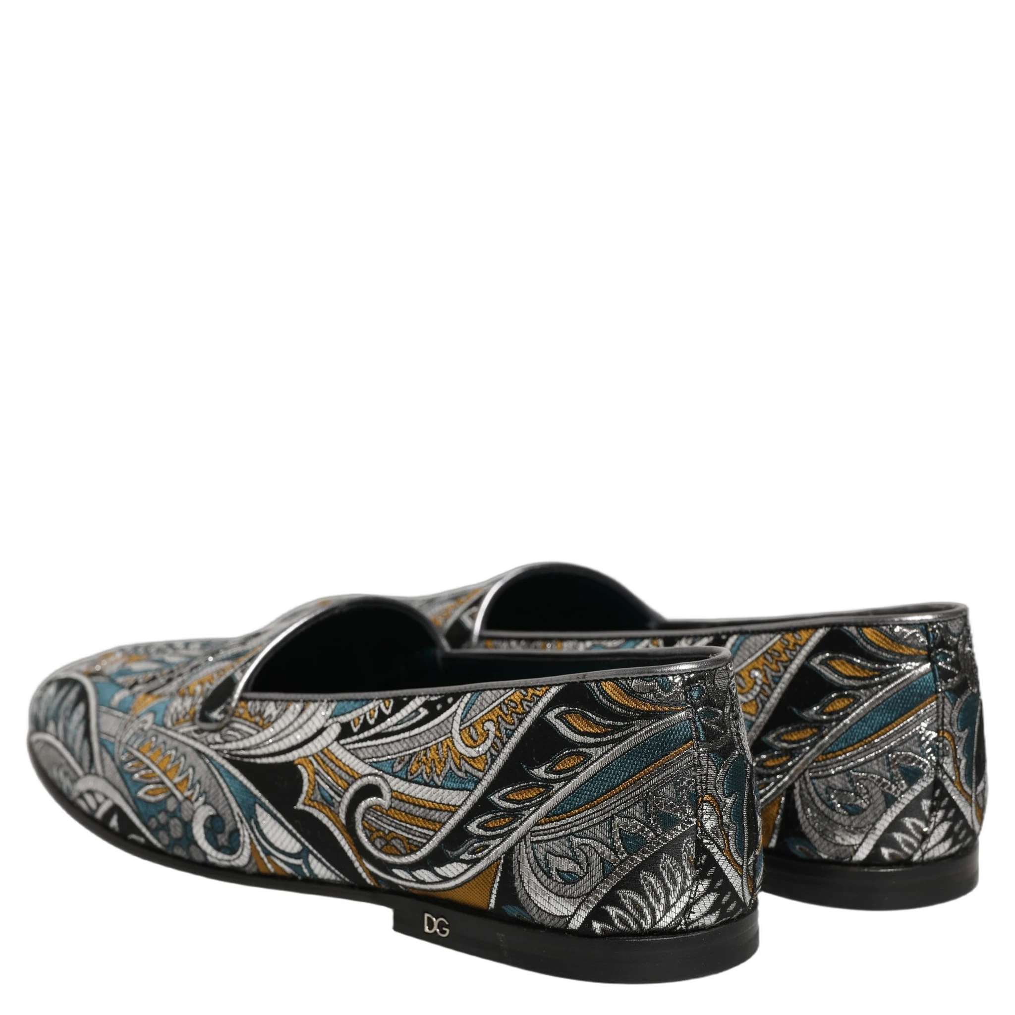Multicolor Paisley Brocade Men Loafers Shoes