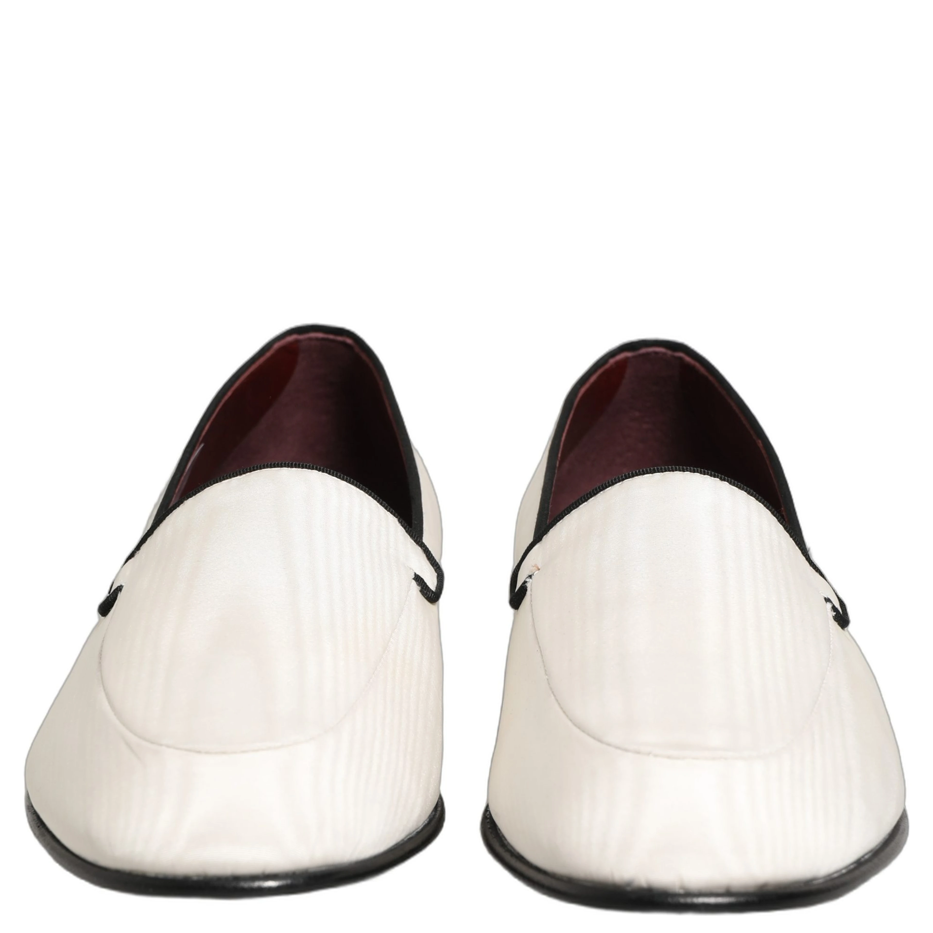 White Velvet Slip On Men Flats Loafers Shoes