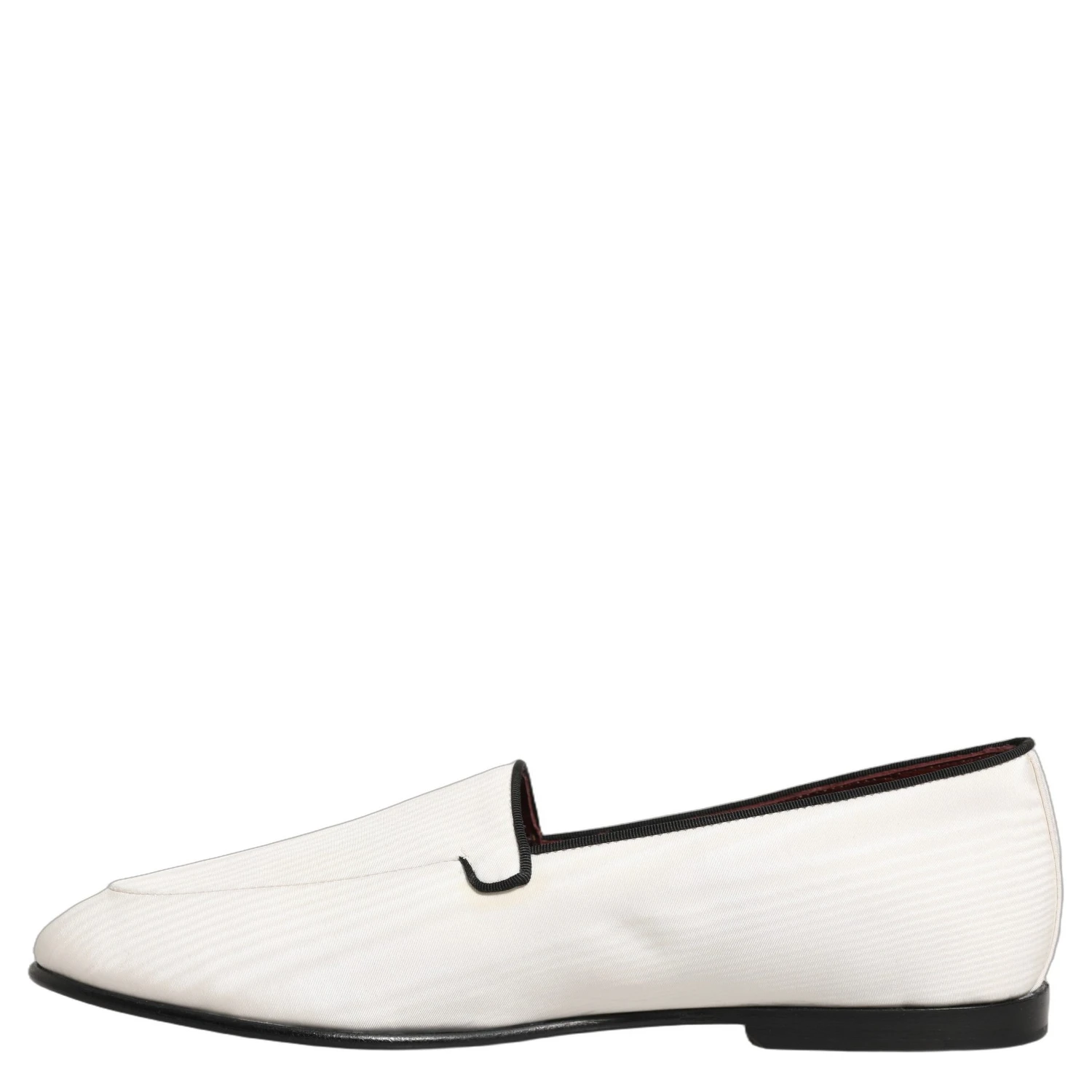 White Velvet Slip On Men Flats Loafers Shoes