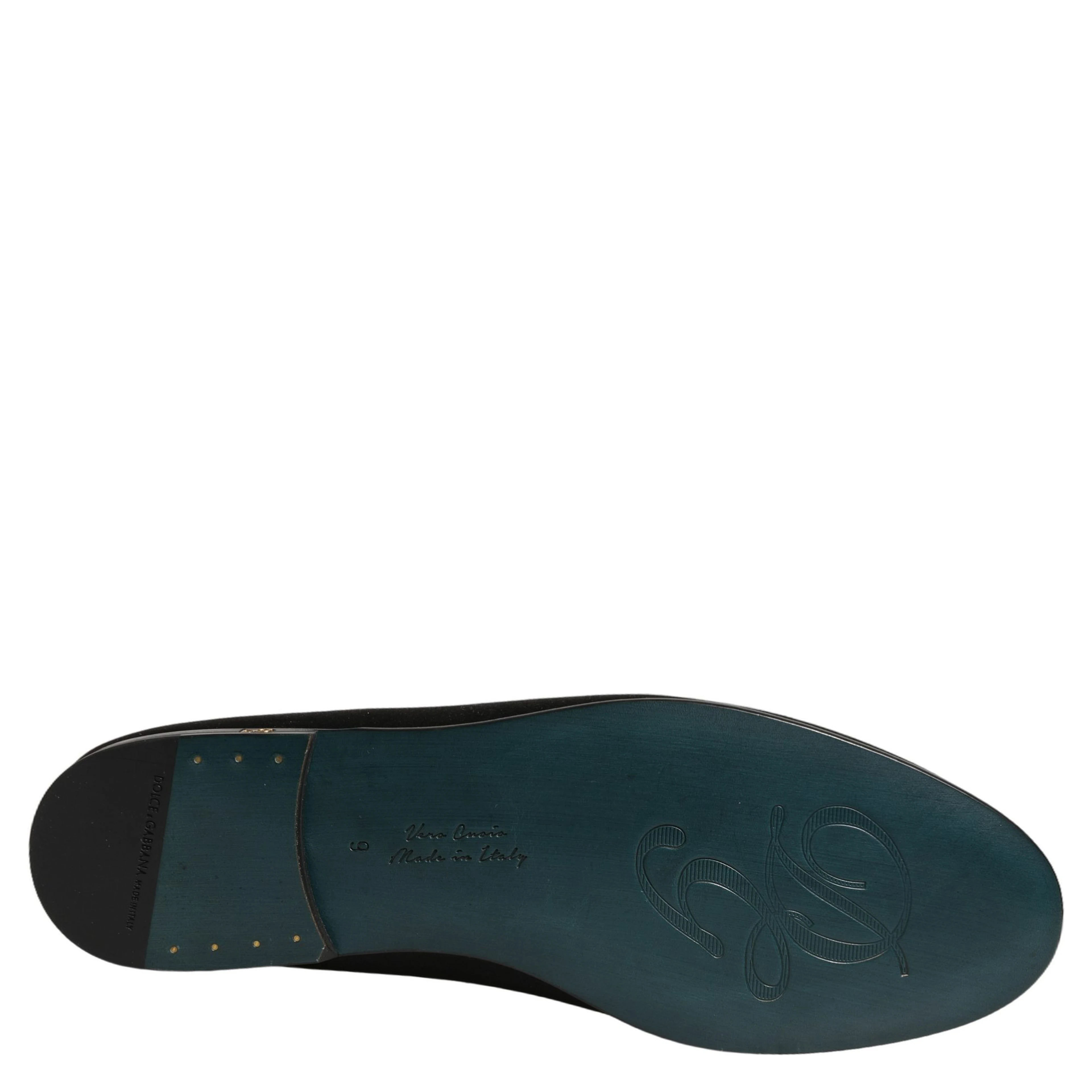 Black Satin Logo Slip On Flats Loafers Shoes