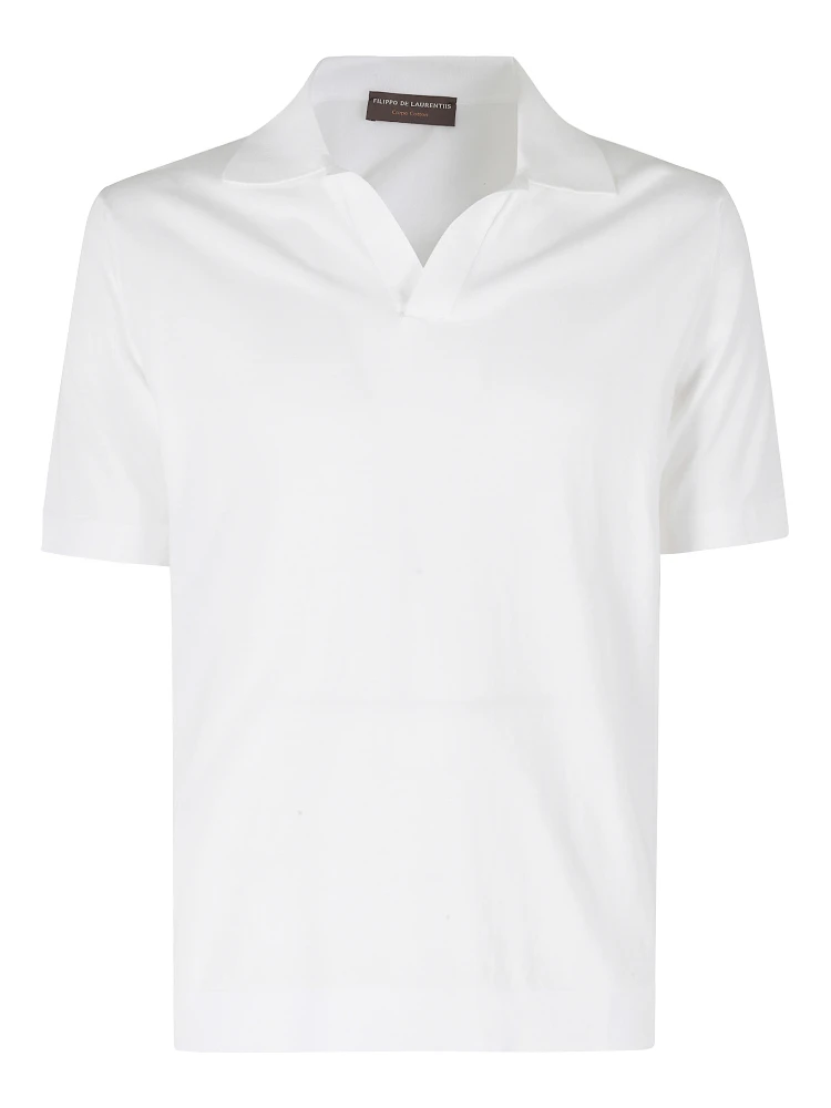 POLO COLLO SKIPPER FONDO DRITTO COTONE
