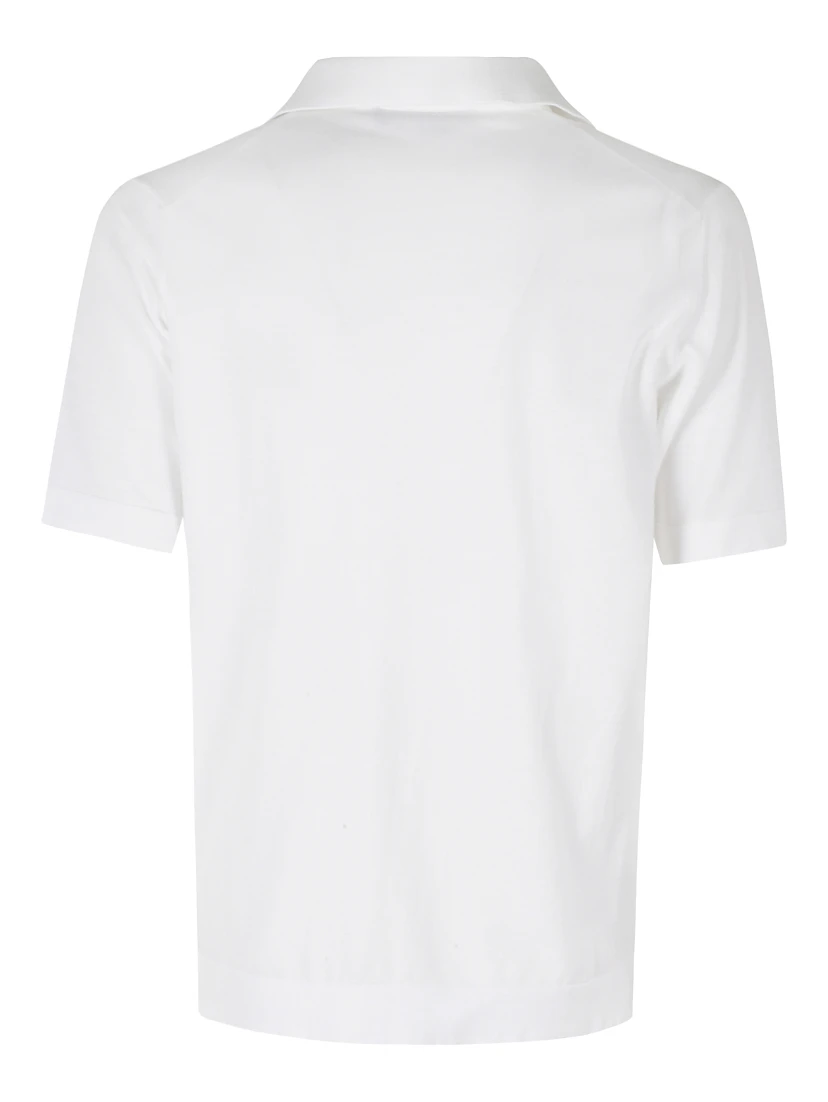 POLO COLLO SKIPPER FONDO DRITTO COTONE