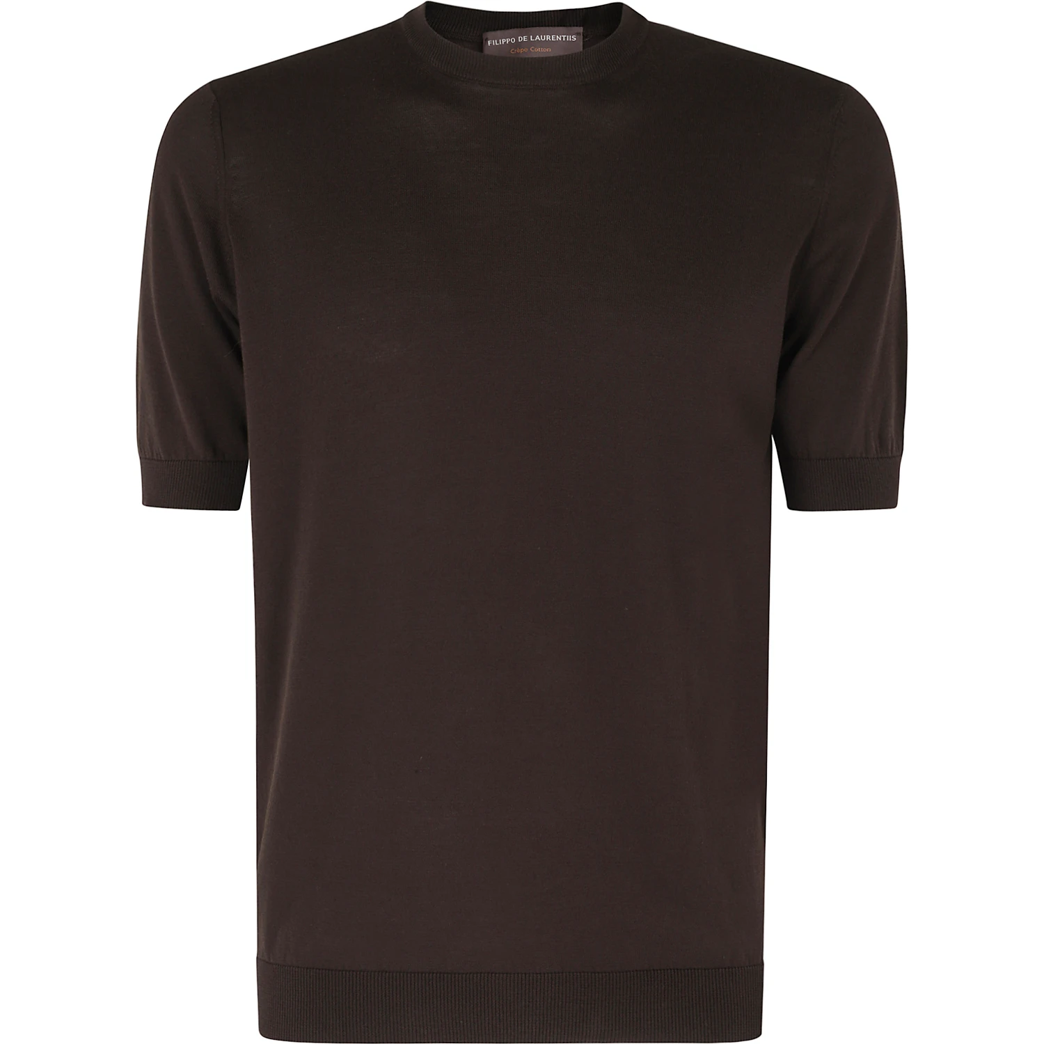 MAGLIA GIROCOLLO COTONE CREPE