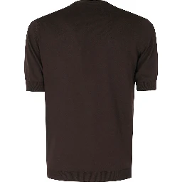 MAGLIA GIROCOLLO COTONE CREPE