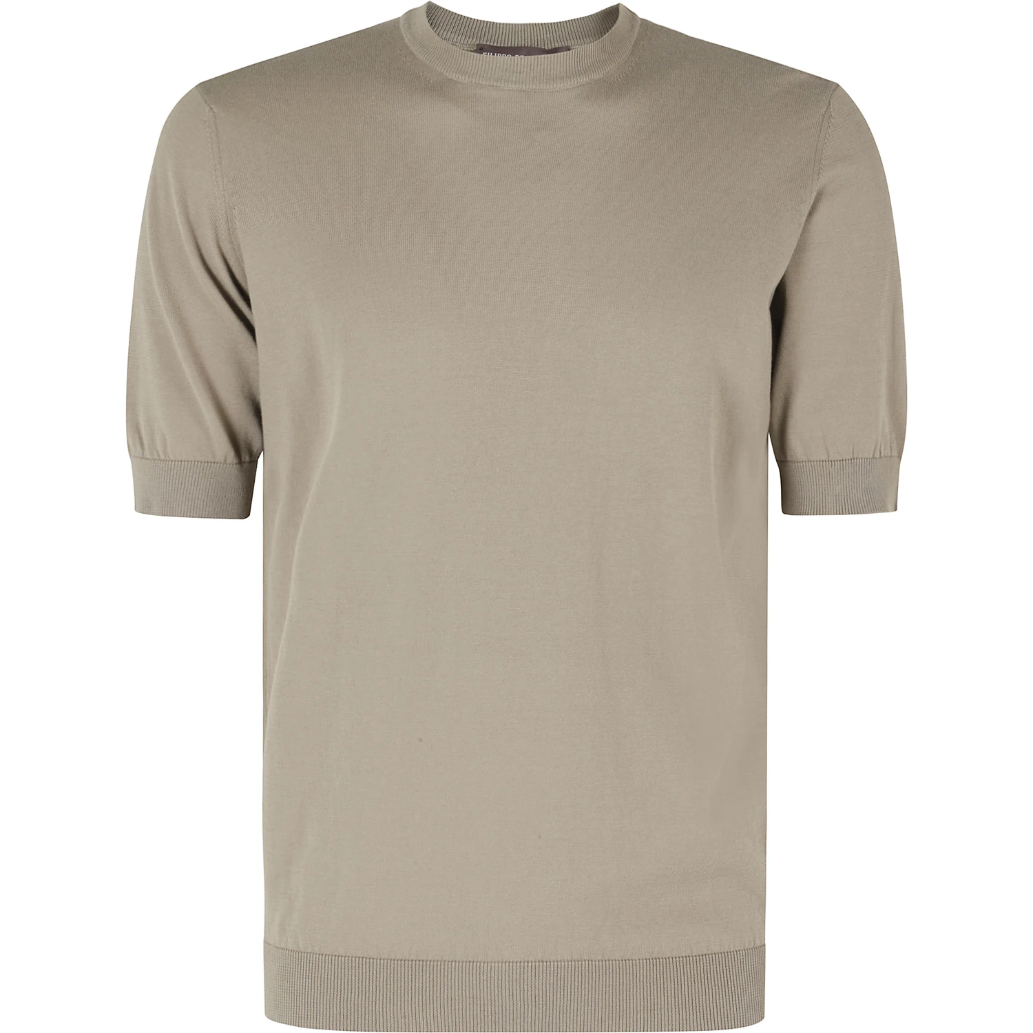 MAGLIA GIROCOLLO COTONE CREPE