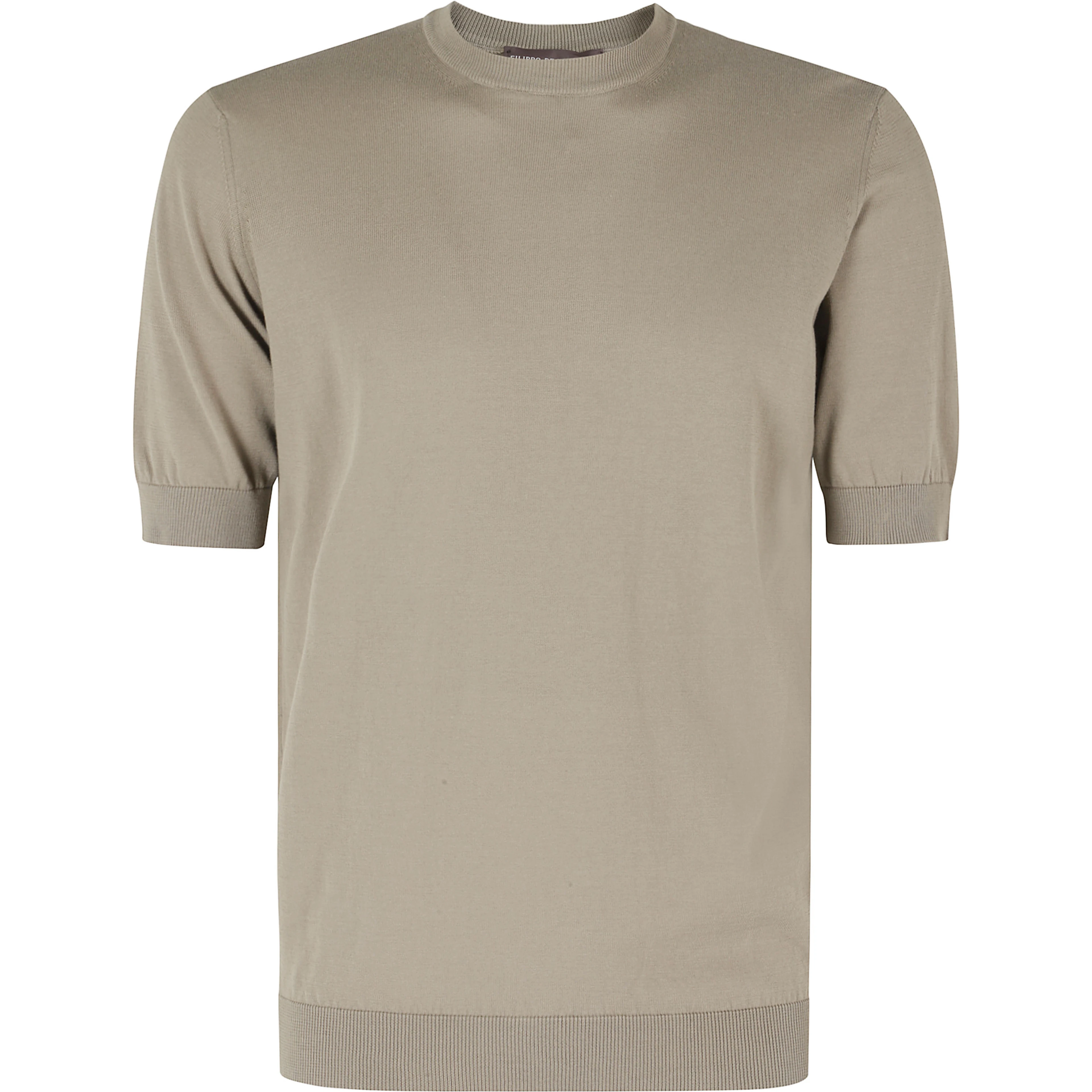 MAGLIA GIROCOLLO COTONE CREPE