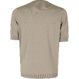 MAGLIA GIROCOLLO COTONE CREPE