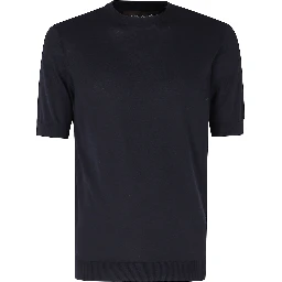 MAGLIA GIROCOLLO COTONE CREPE