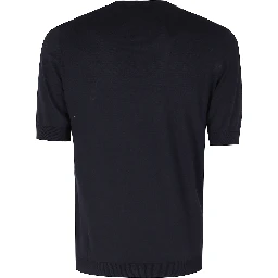 MAGLIA GIROCOLLO COTONE CREPE
